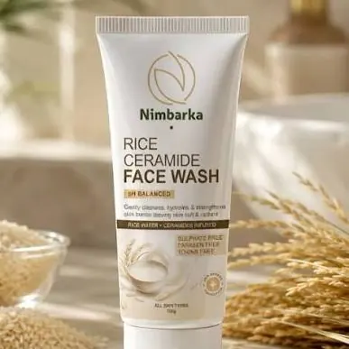 Nimbarka Rice Ceramide face wash