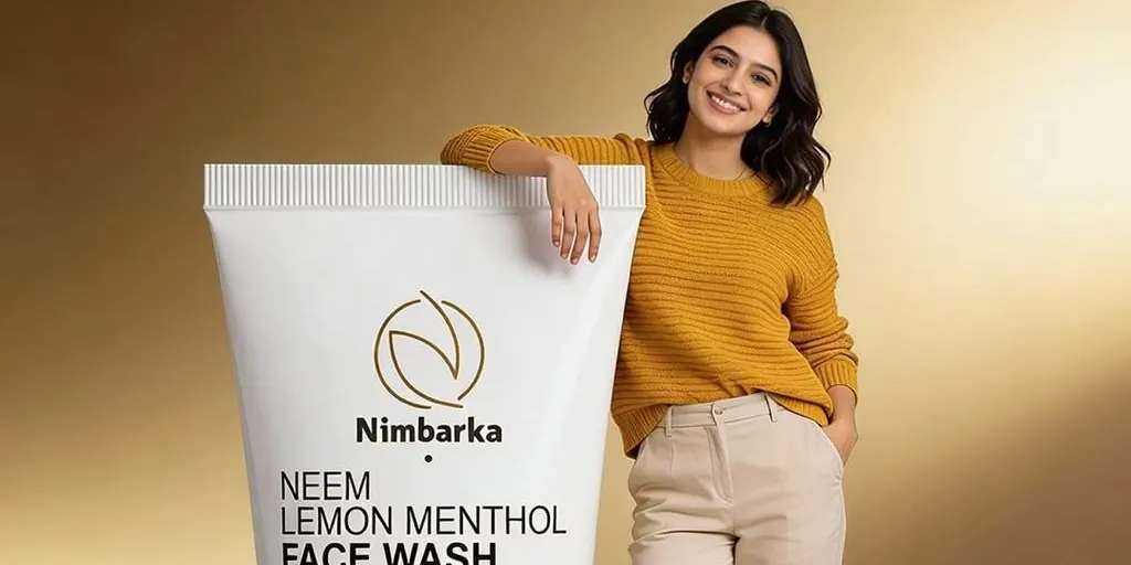 Nimbarka Neem Lemon Menthol face wash